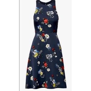 Floral fit and flare dress